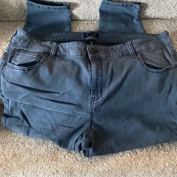 Celebrity Pink Denim - Celebrity Pink 22 skinny jBlue/grey jeans
